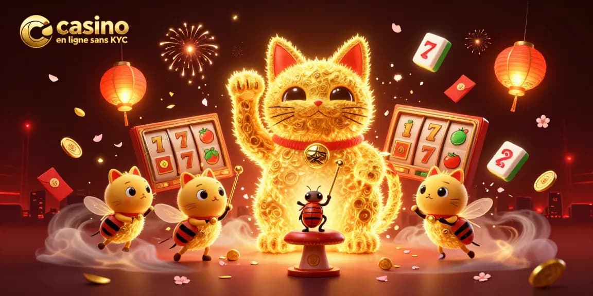 Profitez de l'excitation avec les jeux de casino en ligne sans KYC, une illustration captivante.