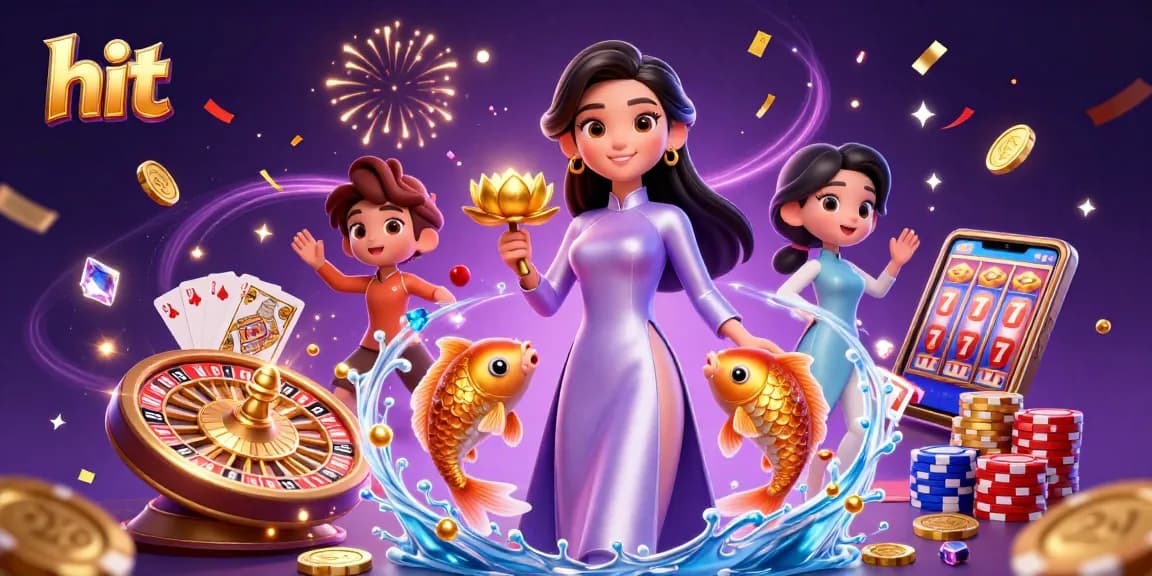 Experience the excitement of hit games in a vibrant scene with dynamic casino elements.