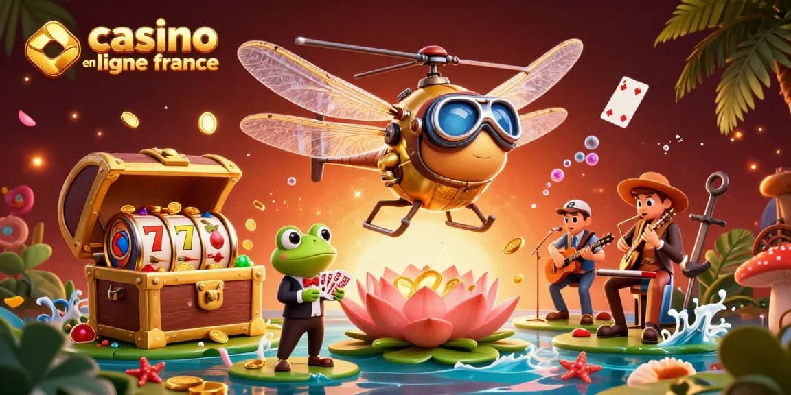 Découvrez l'univers captivant de casino en ligne France avec un pilote et croupier en action.