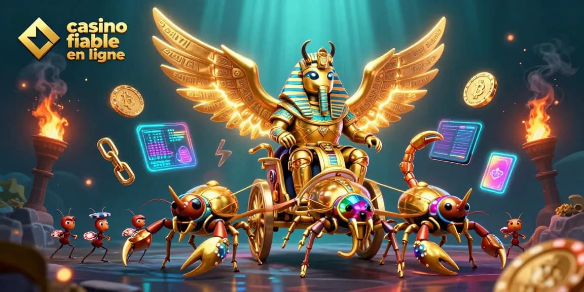 Découvrez le jeu immersif avec casino fiable en ligne, chariot de scarabée et monstres intrigants.