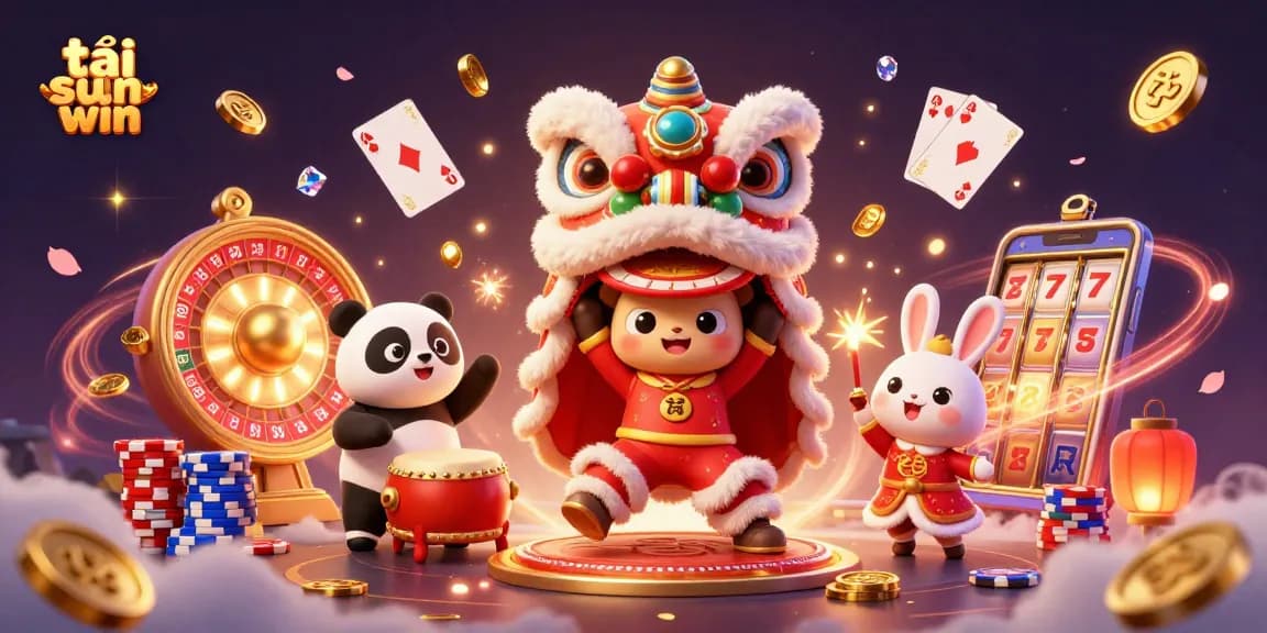 Experience the excitement of tải sun win with lively characters, dynamic casino visuals, and vibrant 3D effects.