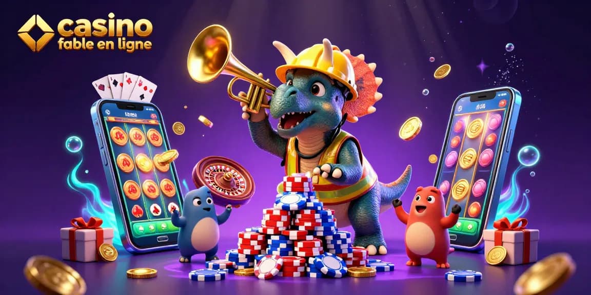 Jouer dans un casino fiable en ligne avec des dinosaures célébrant une victoire en poker.