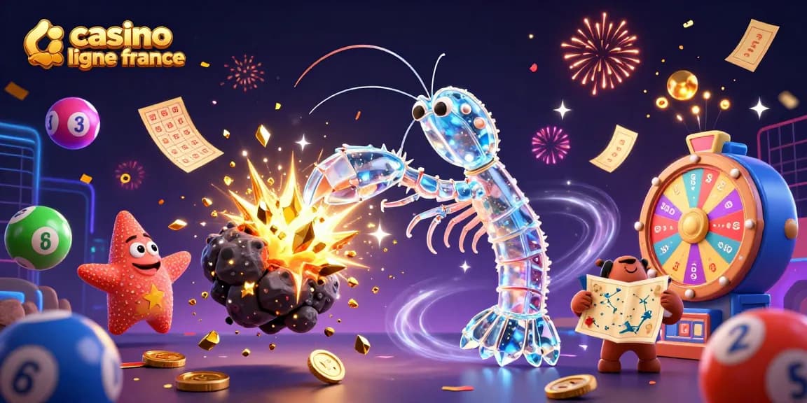 Machines à sous animées et gagnantes dans un univers de casino en ligne France.