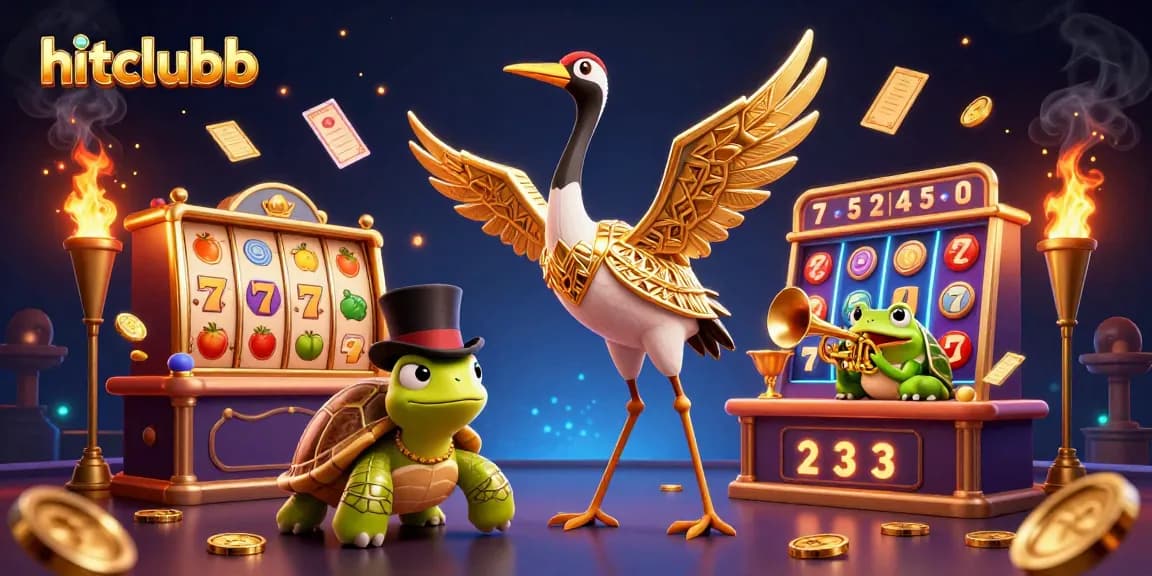 Experience exciting gameplay at hitclubb with vibrant 3D casino characters and dynamic slot elements.