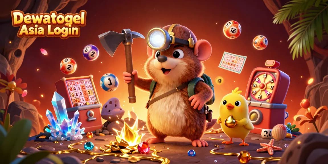 Dewatogel Asia Login empowers players with engaging lottery excitement through vibrant animated illustrations.