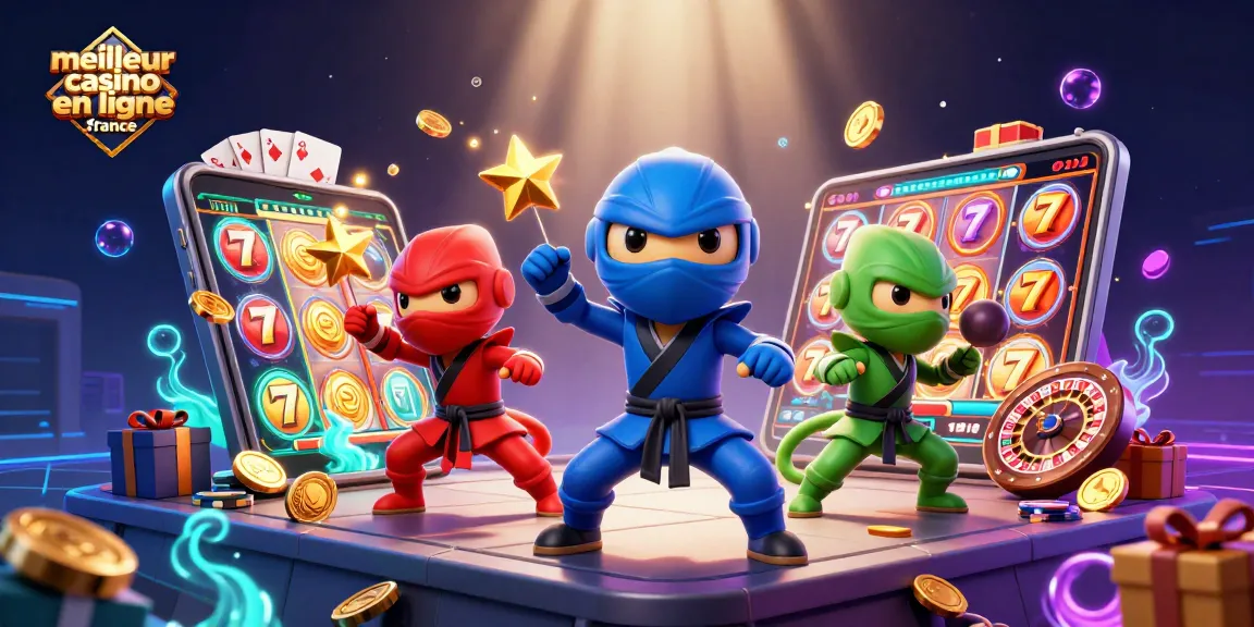 Le meilleur casino en ligne France propose une expérience immersive avec des personnages de ninja caméléon.