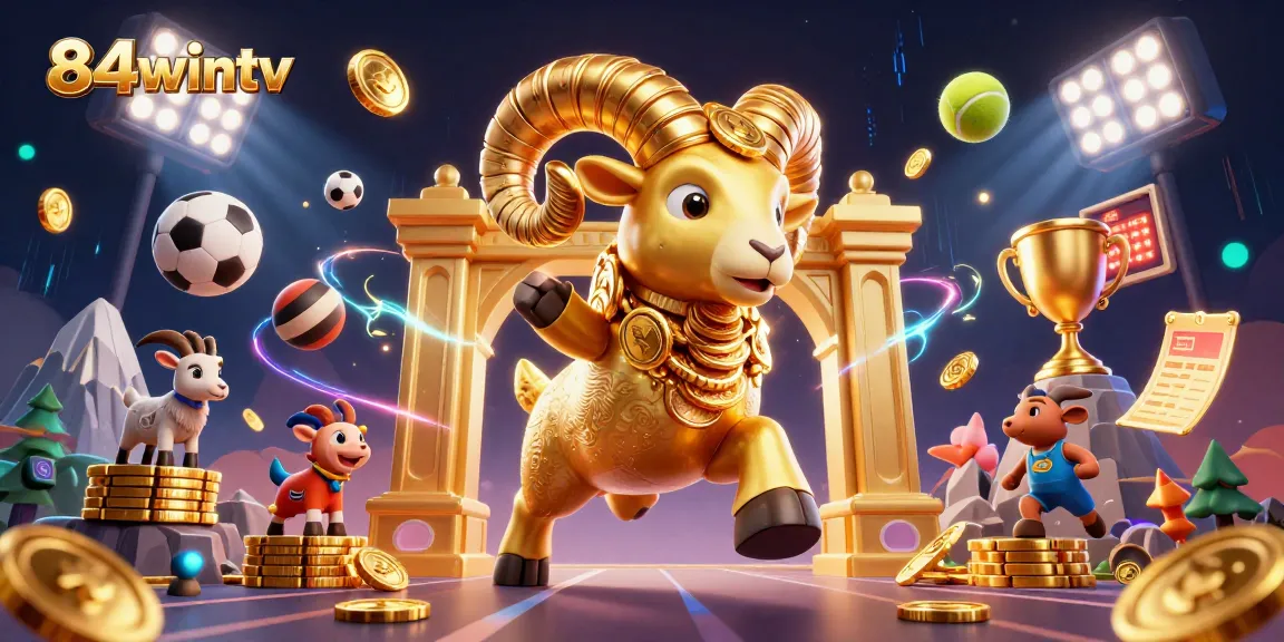 Experience thrills with the 84wintv golden ram charging through a dynamic sports betting scene.