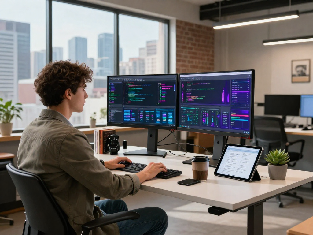 Motchill workspace featuring dynamic app development with vibrant analytics.