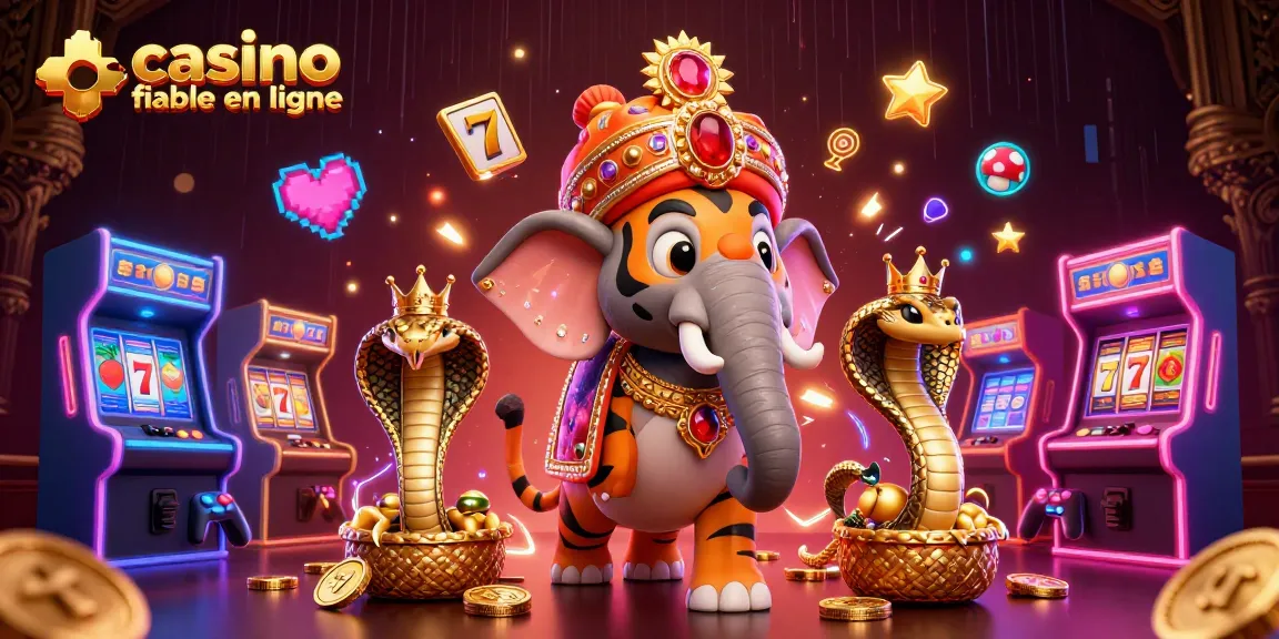 Visitez un casino fiable en ligne et découvrez des jackpots fascinants avec notre illustration dynamique.