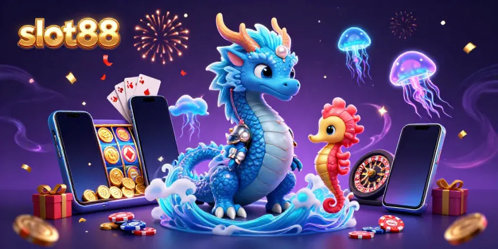 Mencoba slot88 dengan grafis menakjubkan dari naga air, kuda laut ksatria, dan ubur-ubur neon.