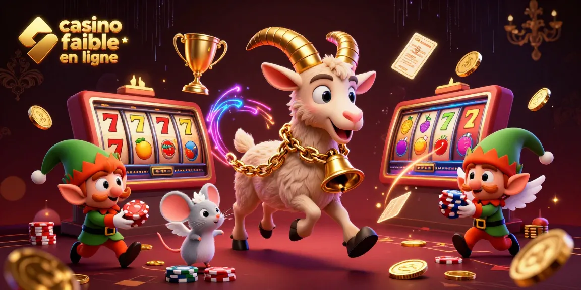 Jouez au casino fiable en ligne avec une scène animée de Krampus, un petit ange et des gremlins.