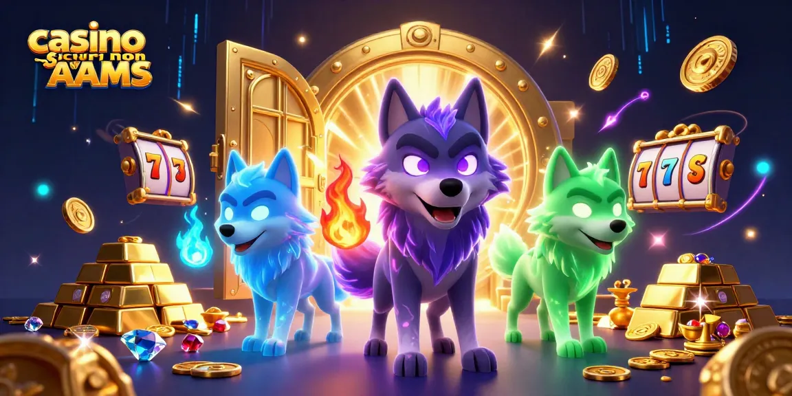 Slot e vincite nei casino sicuri non AAMS con elementi decorativi luminosi e atmosfere coinvolgenti.
