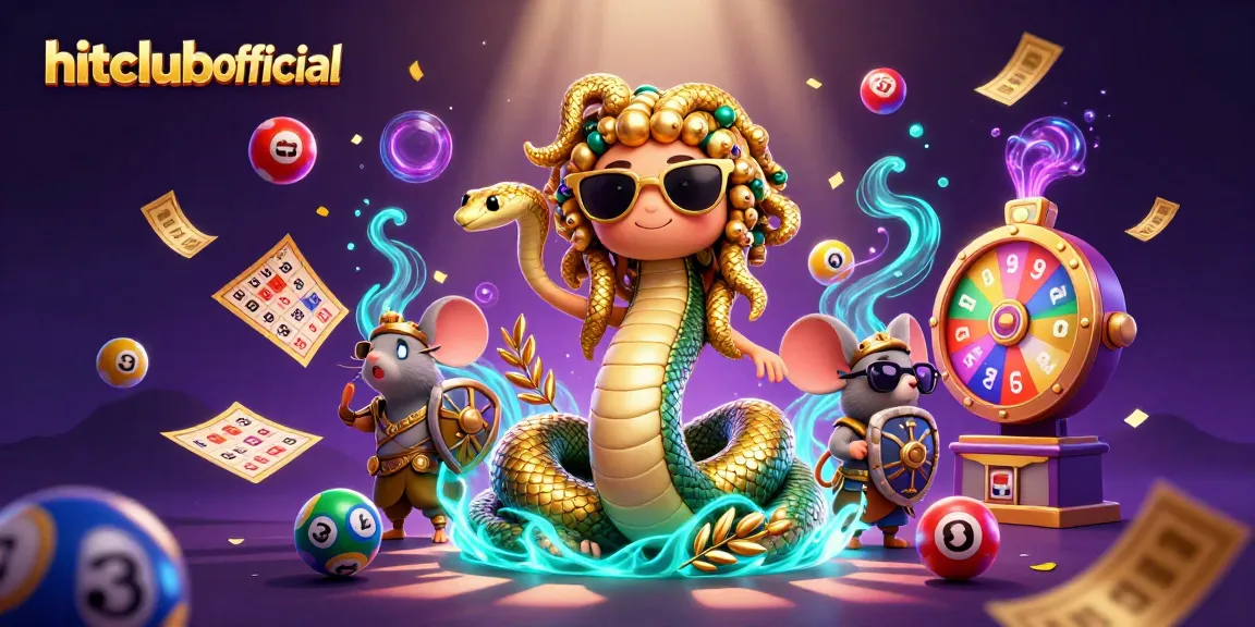 hitclubofficial engages players with an exciting lottery scene featuring vibrant elements.