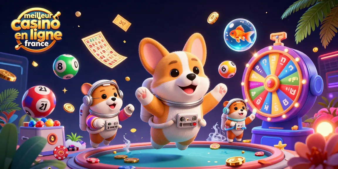 Meilleur casino en ligne France: un corgi astronaute à bord d'un casino spatial captivant