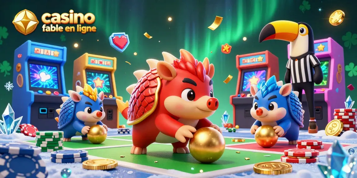Venez prendre du plaisir au casino fiable en ligne avec nos pangolins animés et des machines de jeu colorées.