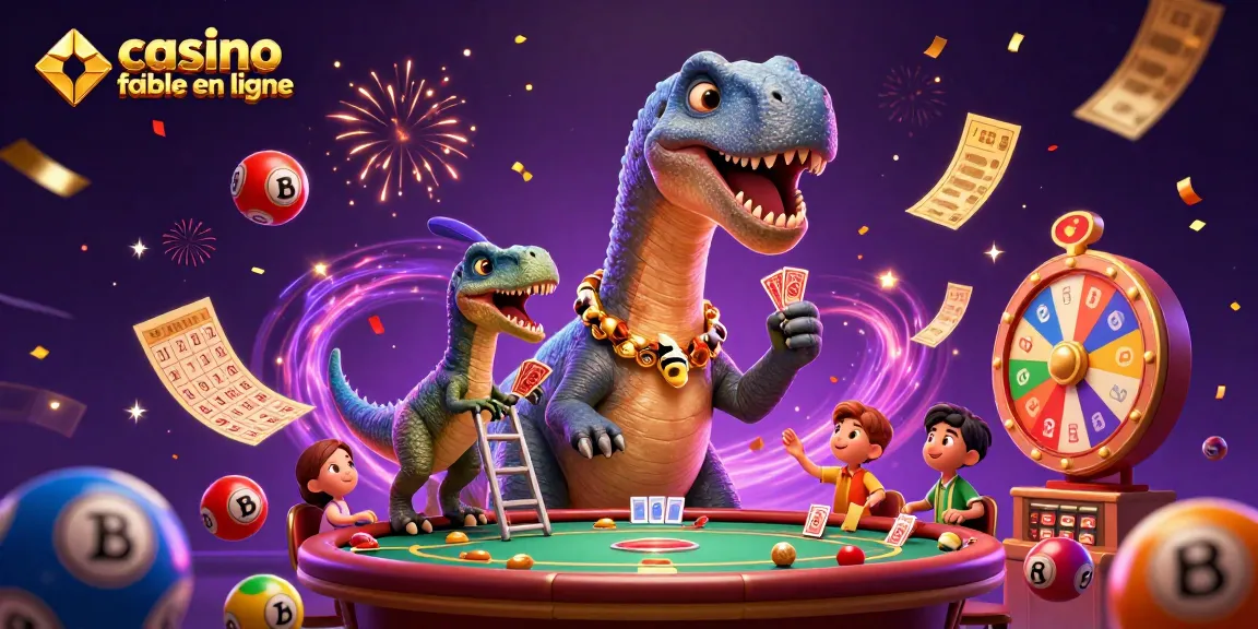 Faites l'expérience d'un casino fiable en ligne avec une scène animée de jeux captivants et de joie.
