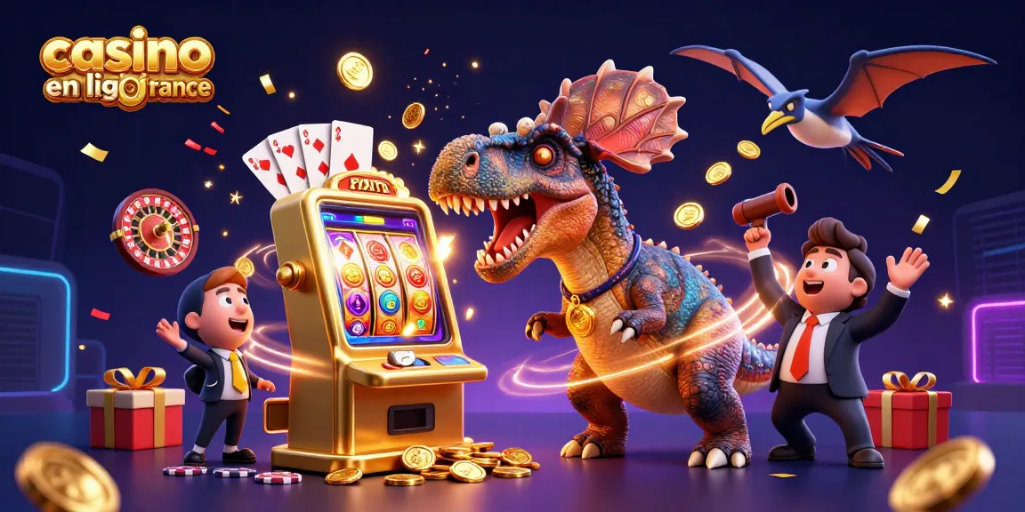 Découvrez le casino en ligne France avec des personnages dynamiques jouant aux machines à sous.