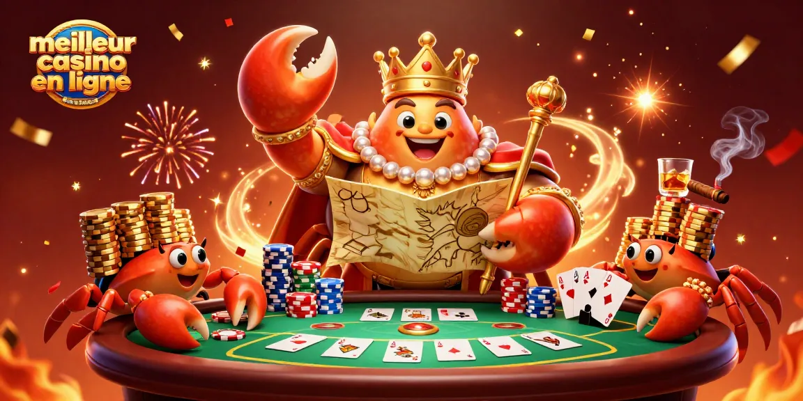 Appréciez le meilleur casino en ligne France avec ce décor vibrant rempli de jeux de poker.