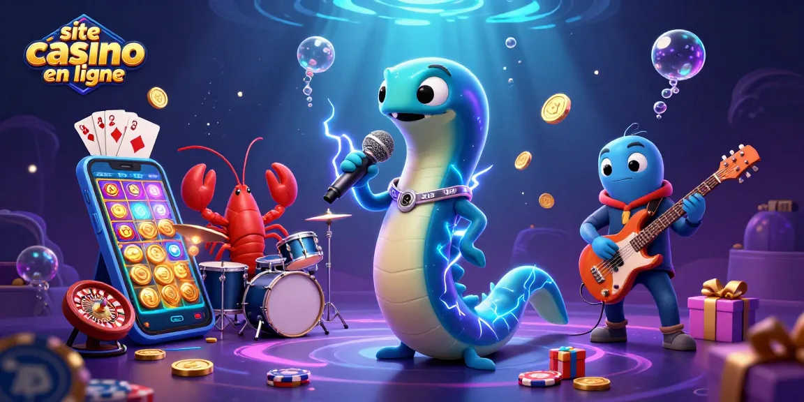 Découvrez le site casino en ligne avec un bac à musique animé par une anguille DJ et des jeux captivants.
