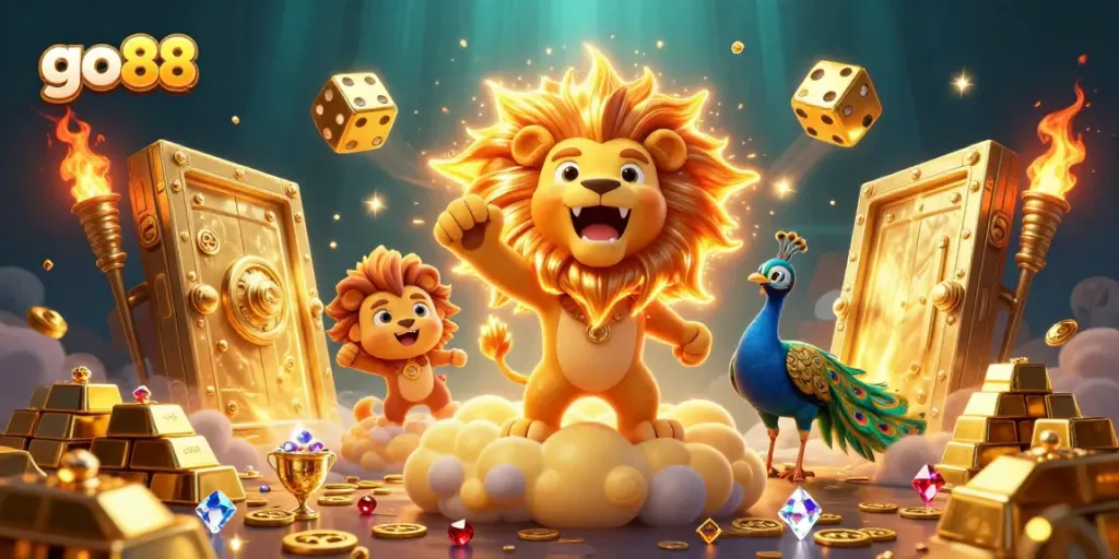 Engage with go88's exhilarating gaming experience featuring vibrant casino elements and rich visuals.