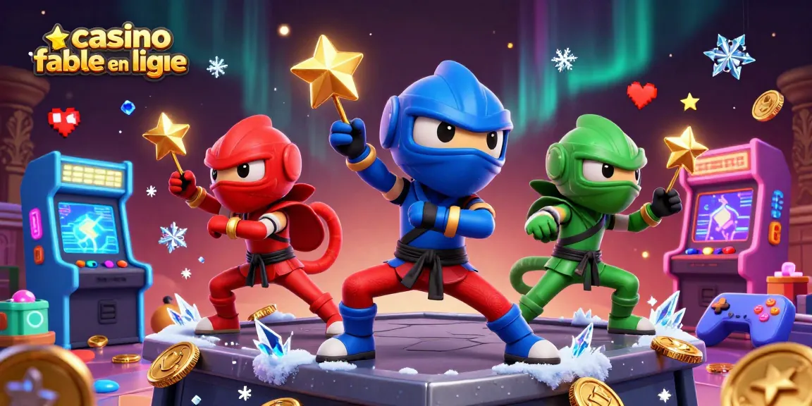 Profitez d'une expérience de jeu unique avec un casino fiable en ligne mettant en scène des ninjas chameaux.