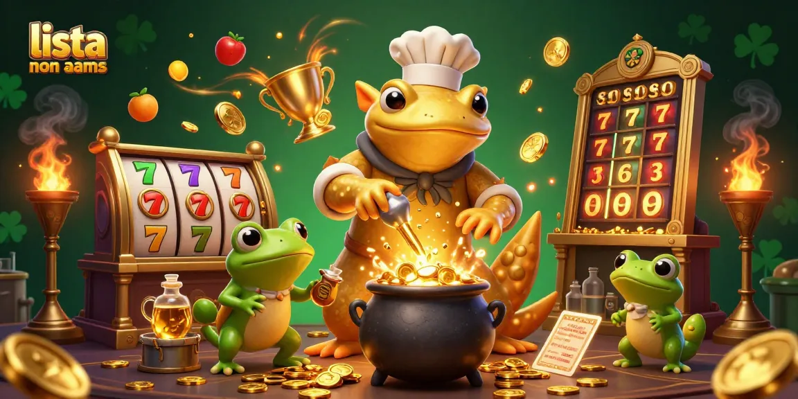 Gioca alla lista casino non AAMS con slot avvincenti e simboli dorati per vincite straordinarie.