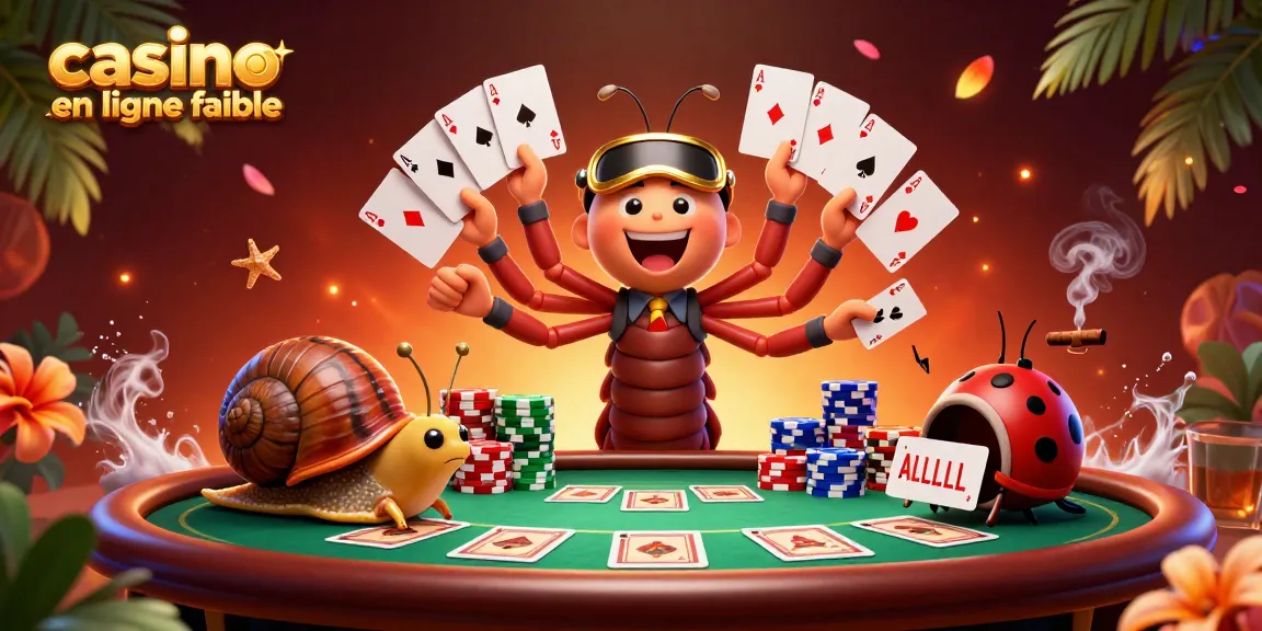 Jouez au casino en ligne fiable avec des personnages ludiques et des éléments de jeu captivants.
