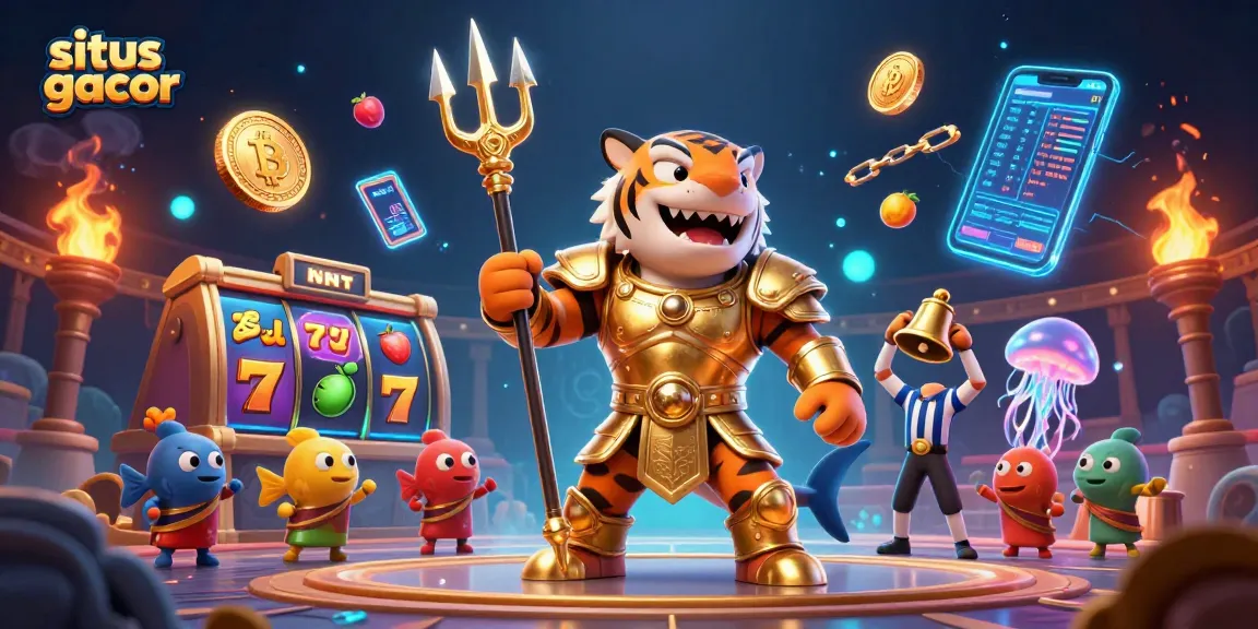 Engage with situs gacor and experience thrilling slot games amidst a vibrant underwater colosseum.