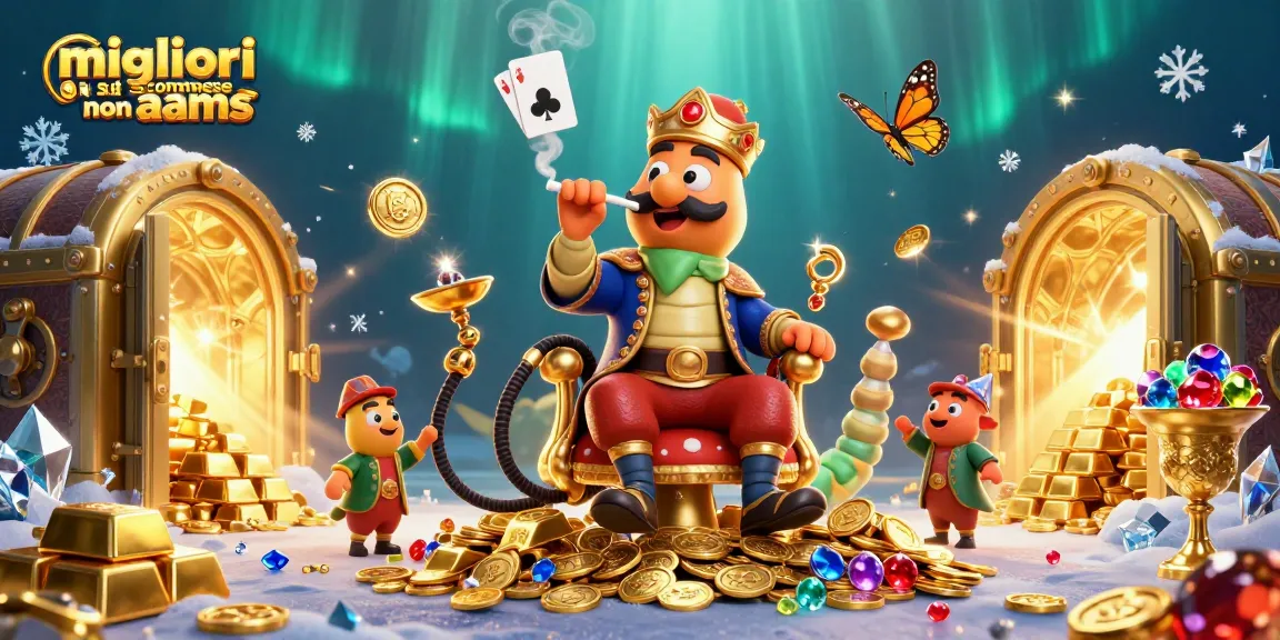 Illustrazione 3D dettagliata di un sultano brontolone con simboli di poker, rappresentativa dei migliori siti scommesse non AAMS