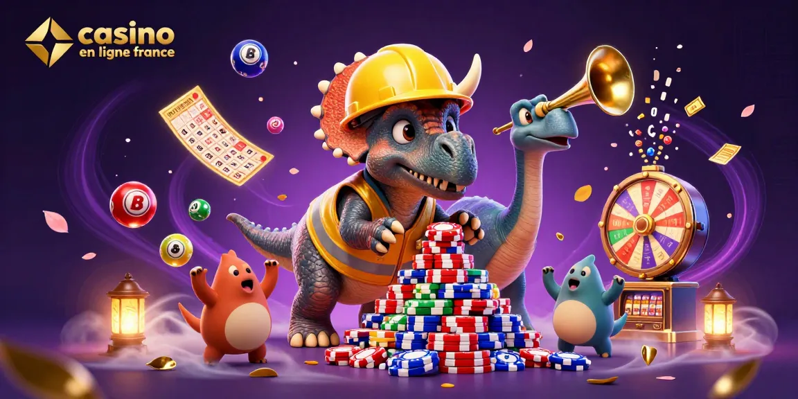 Découvrez l'univers des jeux avec casino en ligne france et des personnages en fête.