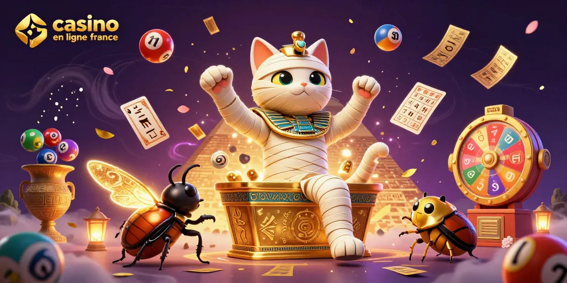 Jouez à des jeux de chance excitants au casino en ligne France, avec des éléments de loto dynamiques et des personnages captivants.