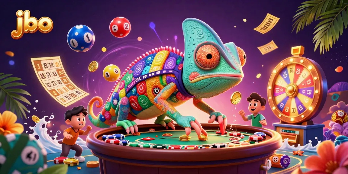Engage in thrilling gameplay experiences at JBO with vibrant lottery balls and a lively casino atmosphere.