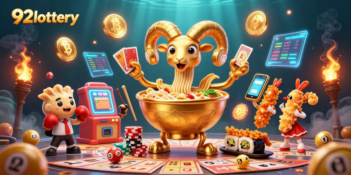 Engage with 92lottery's vibrant lottery scene featuring unique characters and exciting elements.