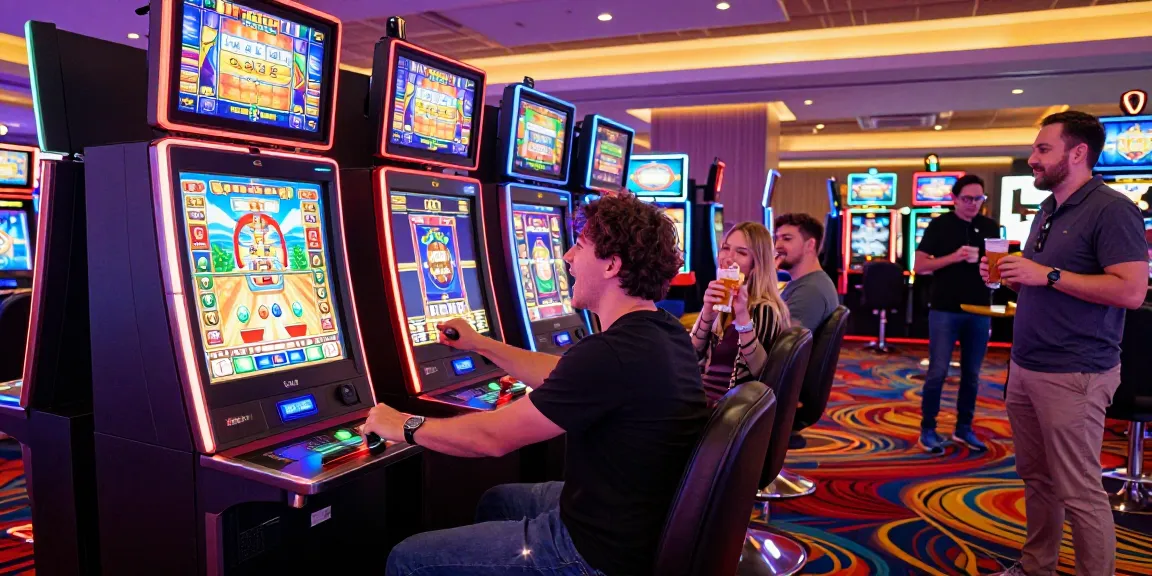 Interactive gaming experience at slot77 resmi with friends in lively casino