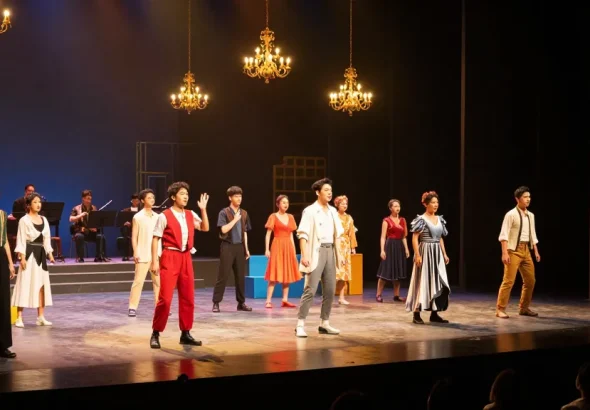 rokok 88 theatre performance scene featuring engaged actors and captivated audience